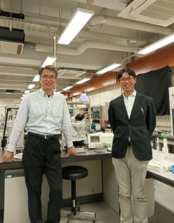 With Dr Sonoda, Co manager of my lab of NIT Kitakyushu College